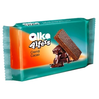 Alfers | Napolitana cu crema de cacao si vafa cacao 170g