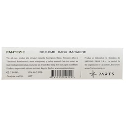 7ARTS | Vin alb Feteasca Alba, Sauvignon, Tamaioasa Romaneasca 0.75L