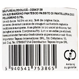 Pellegrino | Vin alb dulce 0.75L