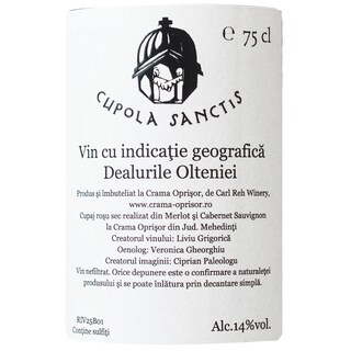 Cupola Sanctis | Vin rosu Sfantul Andrei 0.75L
