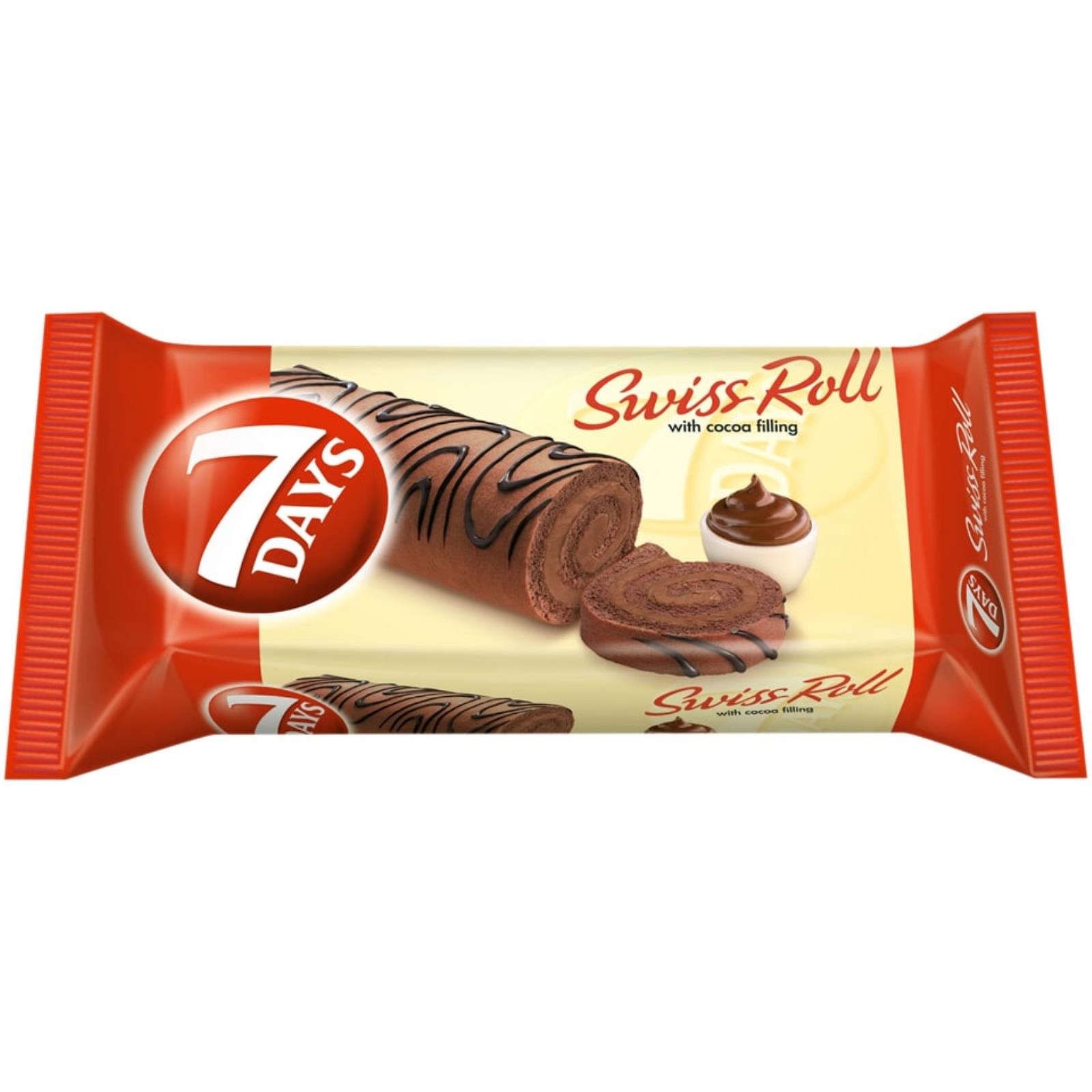 7Days | Swiss Roll | Rulada cu crema cacao 200g | Mega-image