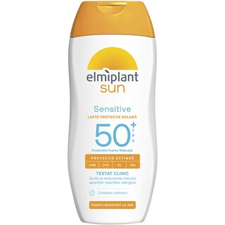 Elmiplant | Lapte protectie solara Sensitive SPF50+ 200ml