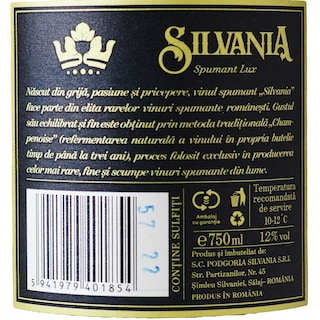 Silvania | Vin spumant  0.75L