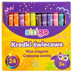 Strigo | Creioane cerate 24 culori