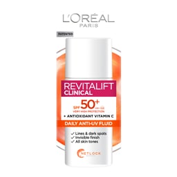 L'Oreal Paris | Crema cu textura fluida cu Vitamina C SPF 50+ Revitalift Clinical 50ml