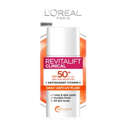 L'Oreal Paris | Crema cu textura fluida cu Vitamina C SPF 50+ Revitalift Clinical 50ml