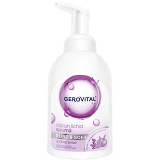 Gerovital | Sapun lichid spuma Pure & Soft 300ml