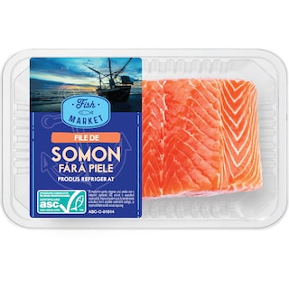 Fish Market | File de somon fara piele
