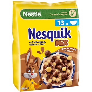 Nesquik | Cereale cu ciocolata si vanilie 400g