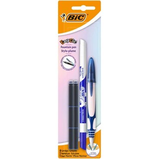 Bic | Stilou Easy Click, 6 rezerve si corector