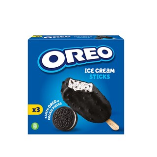 Oreo | Inghetata cu aroma de frisca si biscuiti 3x90ml