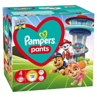 Pampers | Scutece chilotel bebelusi Marimea 4, 9-15 kg, 72 buc