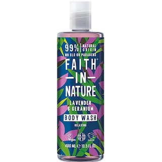 Faith in nature | Gel de dus natural, relaxant, cu lavanda si muscata 400ml