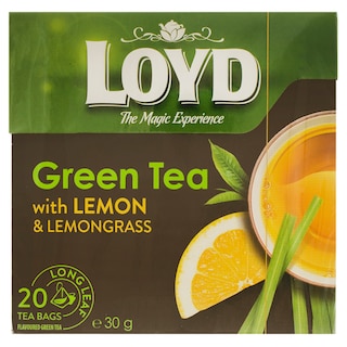 Loyd | Ceai infuzie de ceai verde si lamaie 20 plicuri 20x2g