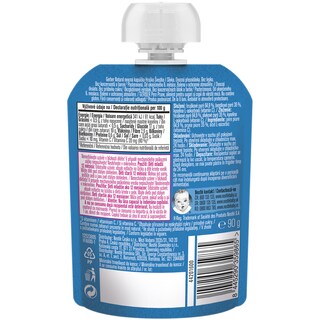 Gerber | Piure bio cu pere si prune 90g