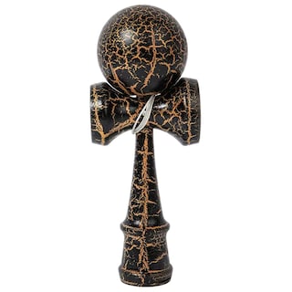 Flippy | Kendama X Originala, Profesionala, Flippy, Cracked, din lemn, 18 cm, diverse culori