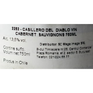 Casillero del Diablo | Vin rosu Cabernet Sauvignon 0.75l