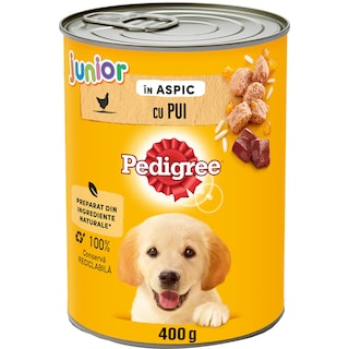 Pedigree | Hrana umeda cu pui, pentru caini Junior 400g