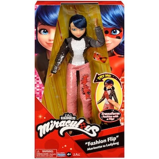 Miraculous | Papusa Fashion Flip Marinette to Ladybug