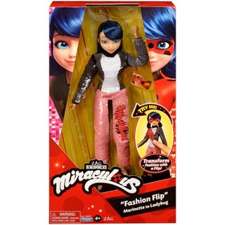 Miraculous | Papusa Fashion Flip Marinette to Ladybug
