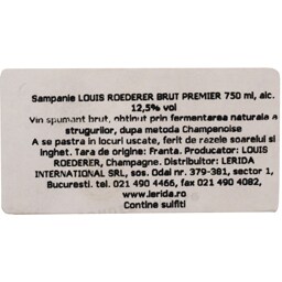 Louis Roederer | Sampanie Brut Premier 750ml