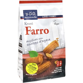 Sottolestelle | Biscuiti eco din spelta Krumi cu sirop de agave 300g