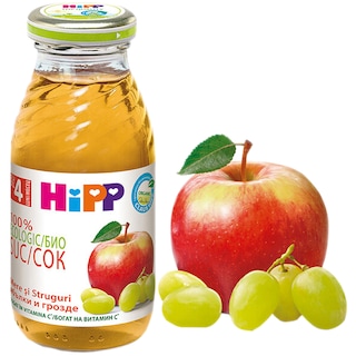 Hipp | Suc bio de mere si struguri 200ml
