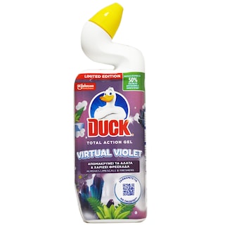 Duck | Dezinfectant toaleta Total Action Gel - Virtual Violet 750ml