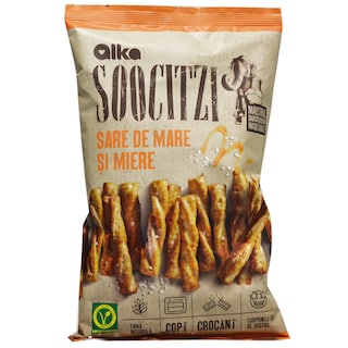 Alka | Soocitzi cu sare de mare si miere 200g