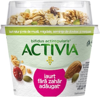 Activia | Iaurt natur si mix de musli 170g