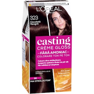 L'Oreal Paris | Casting Creme Gloss | Vopsea de par 323 Ciocolata Neagra