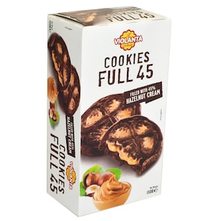 Biscuiti cu 45% crema de alune 150g