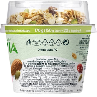 Activia | Iaurt natur si mix de musli 170g