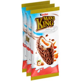 Kinder Maxi King | Desert cu alune si caramel  3x35g