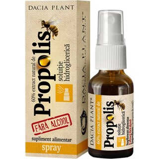 Dacia Plant | Spray fara alcool pentru gat cu propolis 20ml