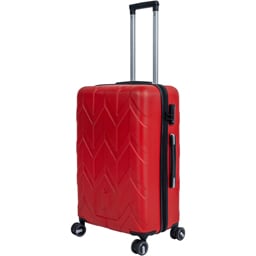 French Bull | Geanta de voiaj cu roti, 66x45x26cm, rosu