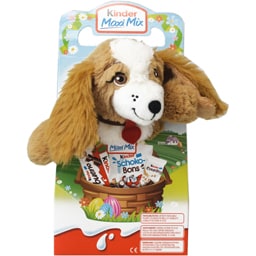 Kinder | Ciocolata Maxi Mix cu jucarie de plus, diverse modele 133g