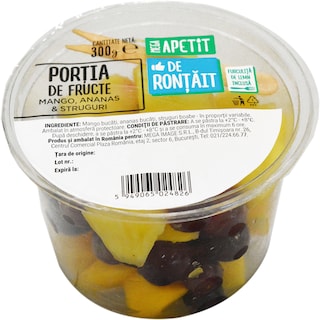 Mega Apetit | Mix de mango, ananas si struguri 300g