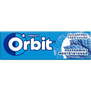 Orbit | Guma de mestecat Peppermint 10 drajeuri 14g