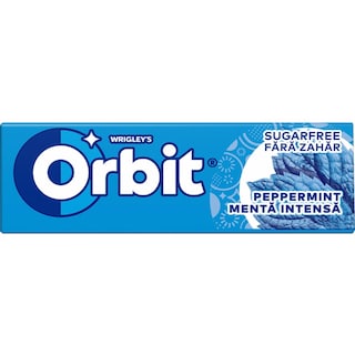 Orbit | Guma de mestecat Peppermint 10 drajeuri 14g