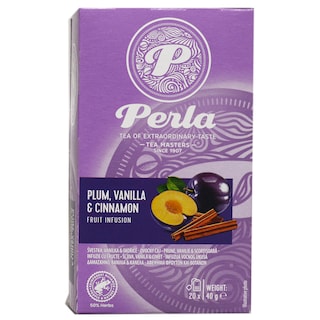 Perla | Infuzie cu frcute prune, vanilie si scortisoara 20x2g