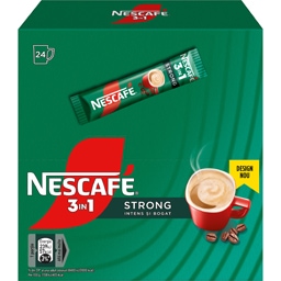Nescafe | 3in1 | Preparat pudra pe baza de cafea instant Strong 14g