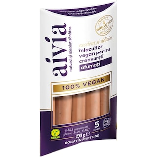 Aivia | Crenvursti afumati vegani 200g