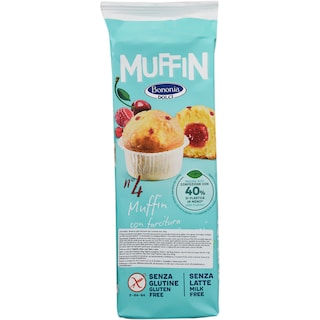 Bononia Dolci | Briose fara lactoza, fara glutez, cu fructe rosii 200g
