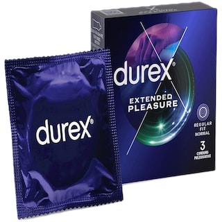 Durex | Prezervative Extended pleasure 3 bucati