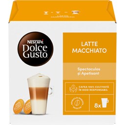 Nescafe | Dolce Gusto | Cafea Latte Macchiato, 8 bauturi