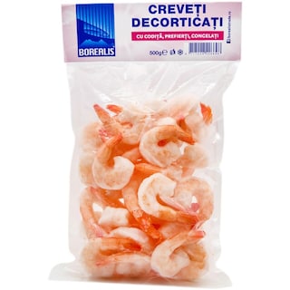 Creveti decorticati cu codita, prefierti 500g
