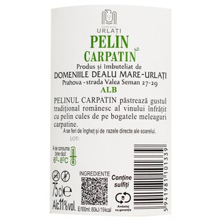Pelin Carpatin | Pelin alb de Urlati 0.75L