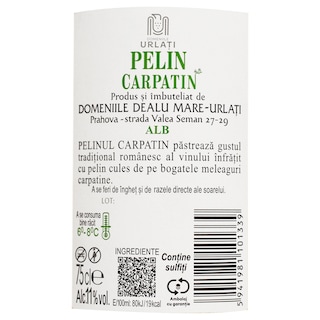 Pelin Carpatin | Pelin alb de Urlati 0.75L