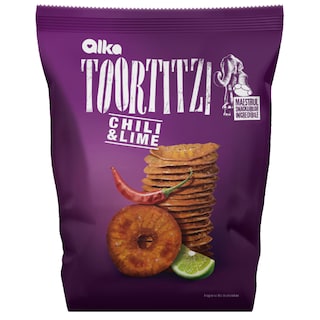 Alka | Toortitzi | Snack cu Chili & Lime 180g